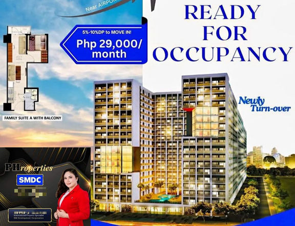 For Sale 5% DP EARLY OCCUPANCY PROGRAM in Pasay City