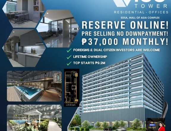 Office Condo For Sale in Corner EDSA Manila Bay Pasay