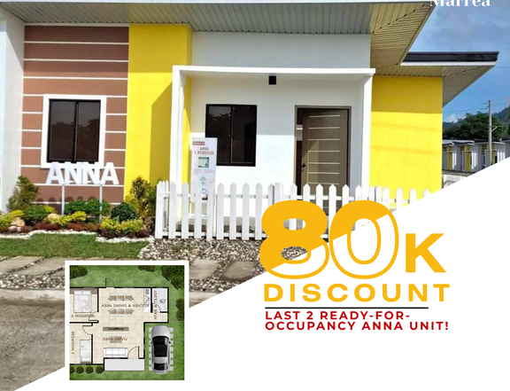 ANNA MODEL  Lot Area 139sqm & 134sqm  Floor Area 50 sqm