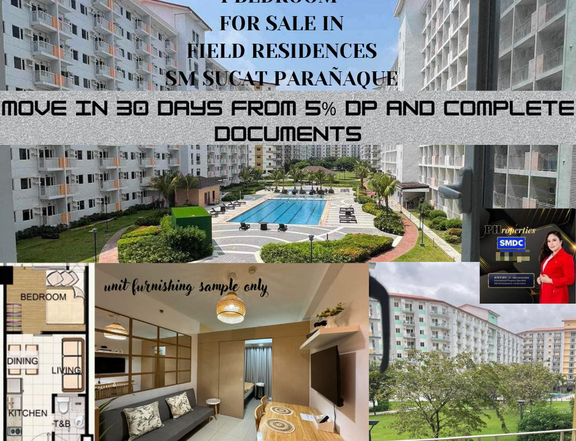 Ready For Occupancy Unfurnished 24.80 sqm 1-bedroom Residential Condo Rent-to-own in Paranaque