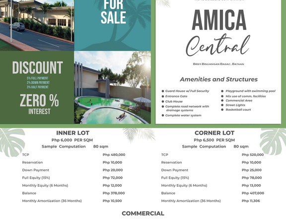 80 sqm Residential Lot For Sale in Bagac Bataan