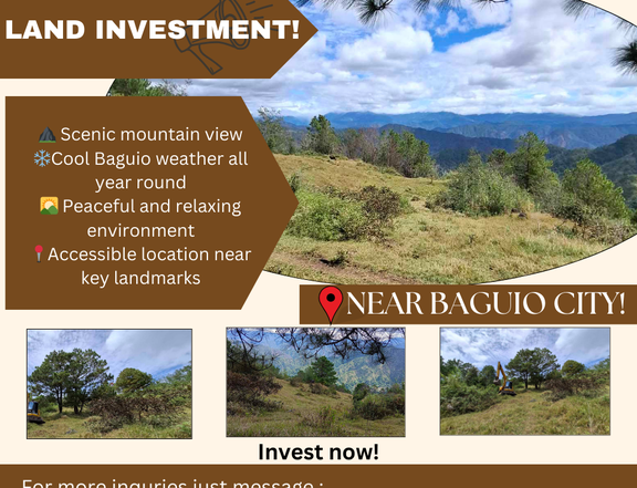 100 sqm Installment Residential Lot For Sale in Baguio Benguet.