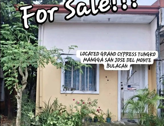 Pre-owed, house and lot for sale ,  raw house  end unit located san jose del monte bulacan.