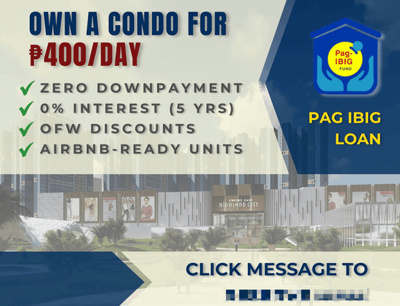 Preselling Condo in Pasig for Only 12K/Month  Empire East Highland City