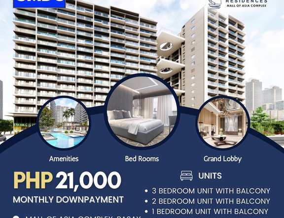 38.00 sqm 1-bedroom Condo For Sale in Pasay Mall of Asia complex