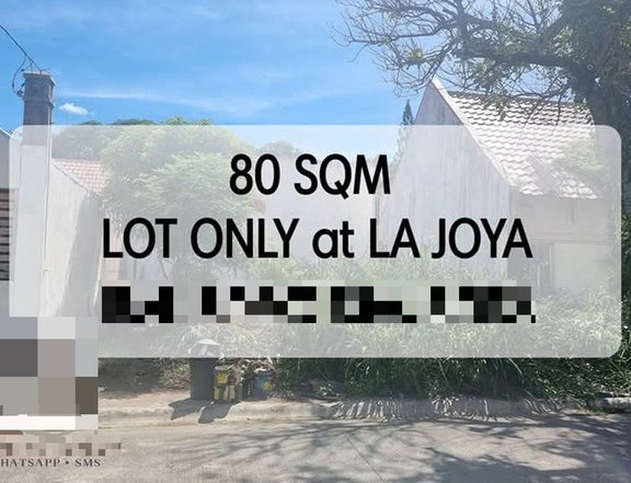 80 sqm Below Market Value Lot Only in La Joya Balibago Sta. Rosa Laguna