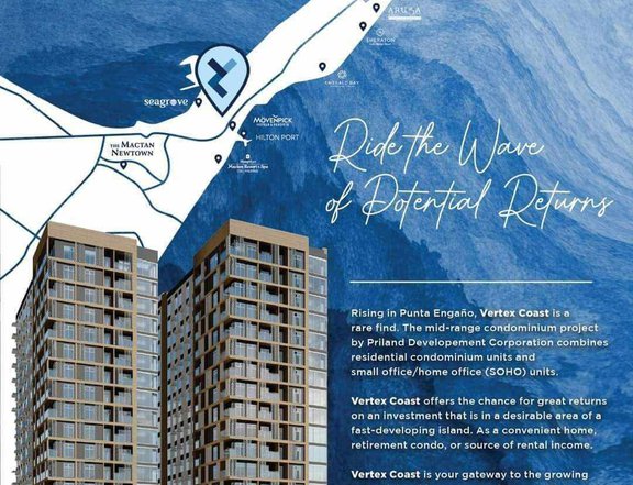 Ready For Occupancy 51.00 sqm 1-bedroom Residential Condo For Sale in Lapu Lapu Cebu