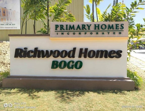 RENT TO OWN HOUSE & LOT RICHWOOD HOMES BOGO BRGY. LAPAZ BOGO CITY CEBU