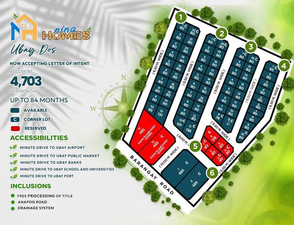 Affordable Lot at Nina Homes Ubay  ,