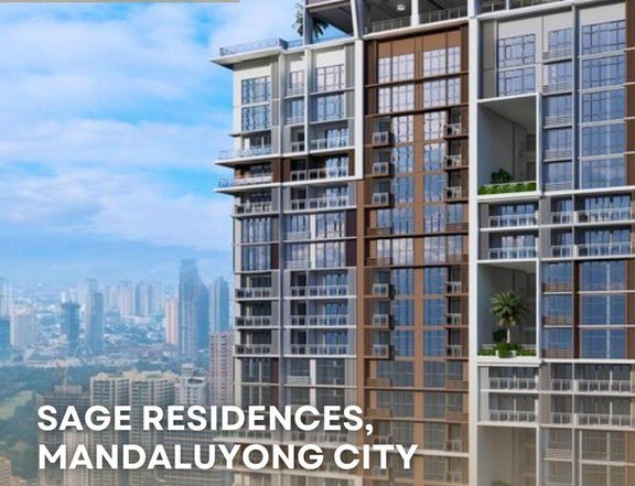 FOR SALE: SAGE RESIDENCES, MANDALUYONG CITY