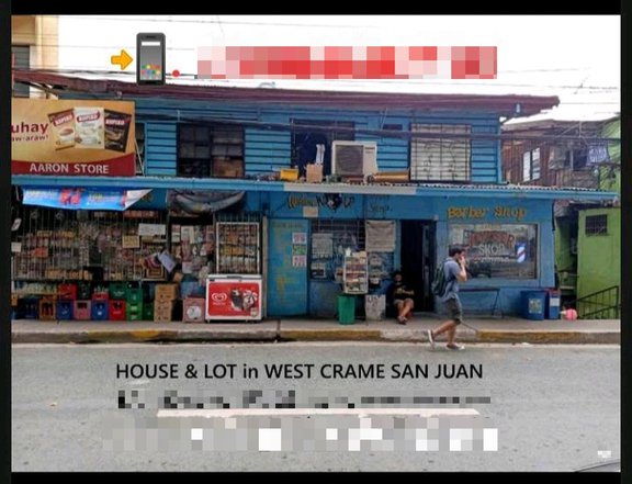 House and lot for sale West Crame San Juan  With income of 111k per month  Price:  24,000,000
