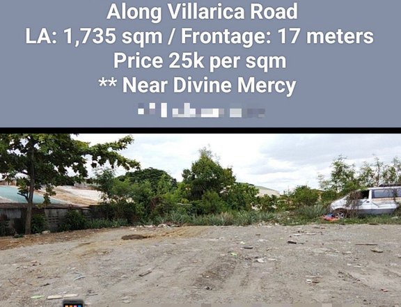 -Commercial Lot for Sale-  Brgy Prenza Marilao Bulacan  Along Villarica Road