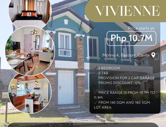 Ready For Occupancy 5-bedroom Single Detached House For Sale in Bacoor Cavite