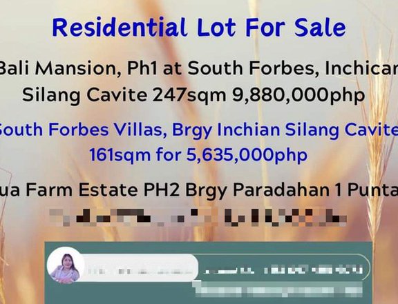 For Sale Residential LOT and condo