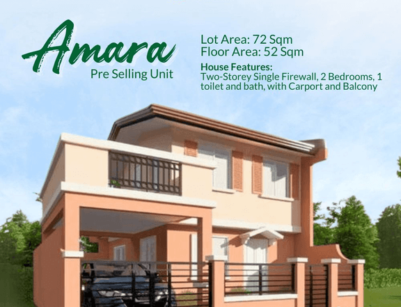 House For Sale: AMARA model 2 Bedrooms with Balcony in Baliwag, Bulacan