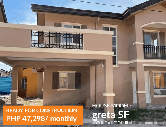 47K/Mo- Deatched House + Balcony & Car Garage ,5BR+ 3 Bath w/ Bathtub (Preselling ON SALE)