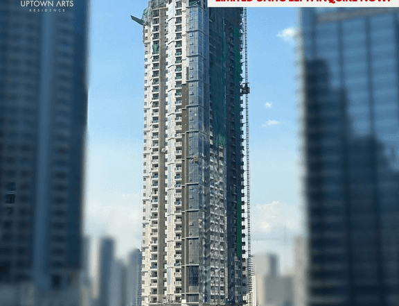 READY BY NEXT YEAR | 1 BEDROOM PRESELLING CONDO IN UPTOWN BGC