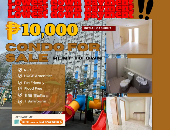 A rent-to-own condo in urban Deca homes Ortigas . Ready for occupancy discounted 30.60 sqm.