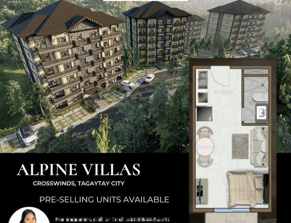 68.44 sqm 1-bedroom unit w/ pine tree view For Sale in Tagaytay Cavite
