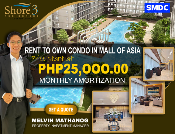 Rent to own condo in Mall of Asia Pasay City Philippines