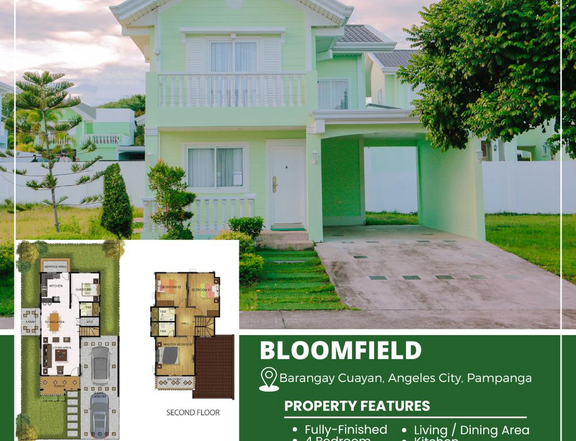 4-Bedroom Bloomfield Model at Timog Residences in Angeles Pampanga