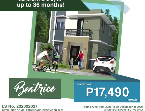 3 bedroom House and Lot in Bella Vista Subdivision PROMO!  17K/monthly