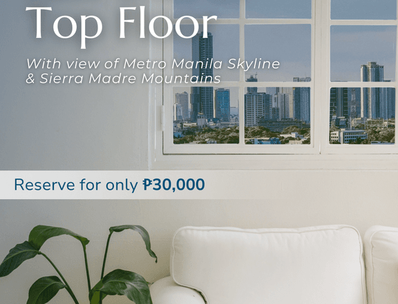 Top Floor Condo Unit For Sale in Antipolo City