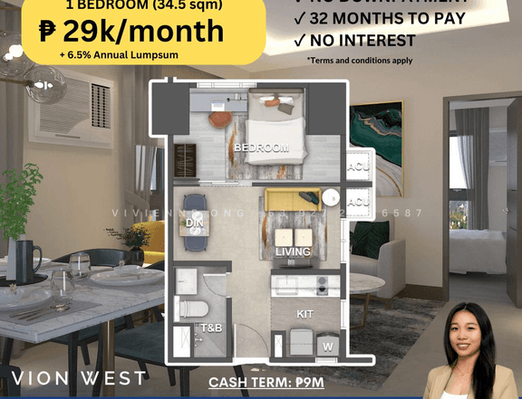 Preselling Condo in Makati - Vion West by Megaworld No Spot DP