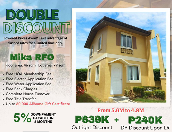 House and lot in Santiago City Ready For occupancy Big Discount