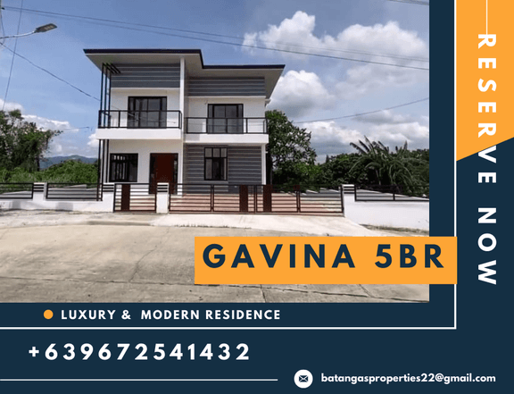 5-bedroom Single Attached House For Sale in Tanauan Batangas