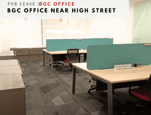 For Lease BGC Office 2.5K sqm in Bonifacio Global City, High Street