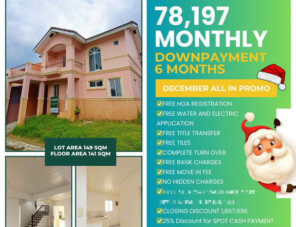 Ready For Occupancy 5-bedroom Single Detached House For Sale in San Jose Del Monte Bulacan