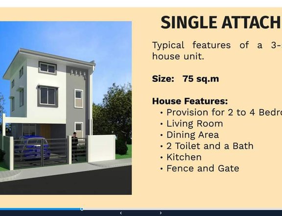 Single Attached house & Lot