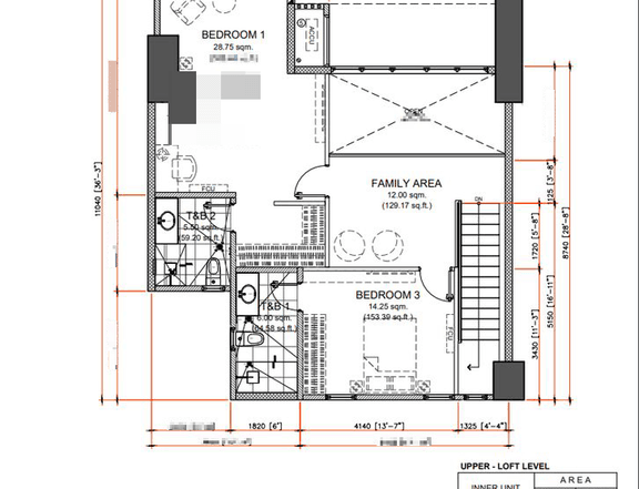 3 BR LOFT TYPE CONDO UNIT ALONG COMMONWEALTH THE ERIN HEIGHTS BY DMCI HOMES