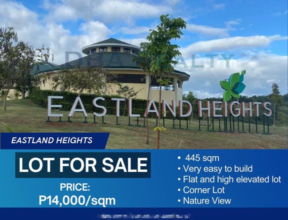 Eastland Heights Lot for Sale in Antipolo City | 445 sqm