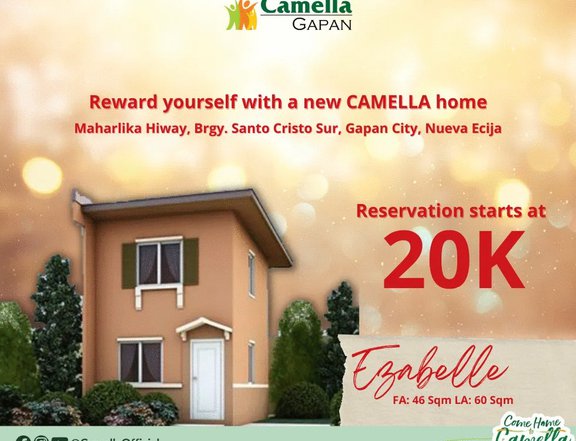 Pre Selling Ezabelle Unit in Camella Gapan