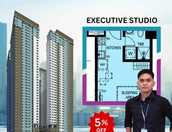 Executive Studio Condo Unit Affordable Near SM Megamall