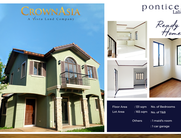 Ready For Occupancy House in Ponticelli Daang Hari