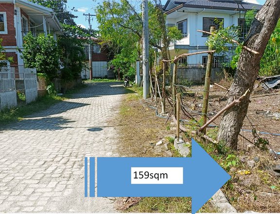 159sqM lot titled now only 10,500 per sqM -net from 13K per sqM near gate and 7 eleven