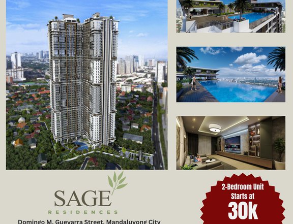 55.00 sqm 2-Bedroom Condo For Sale in Mandaluyong City