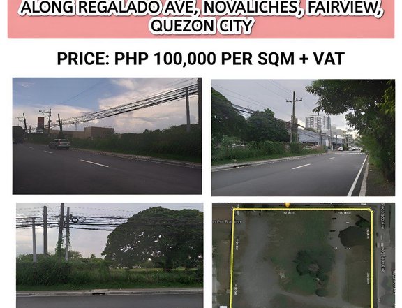 1.5 Hectare Prime Lot For Sale Along Regalado Ave,Fairview,Quezon City