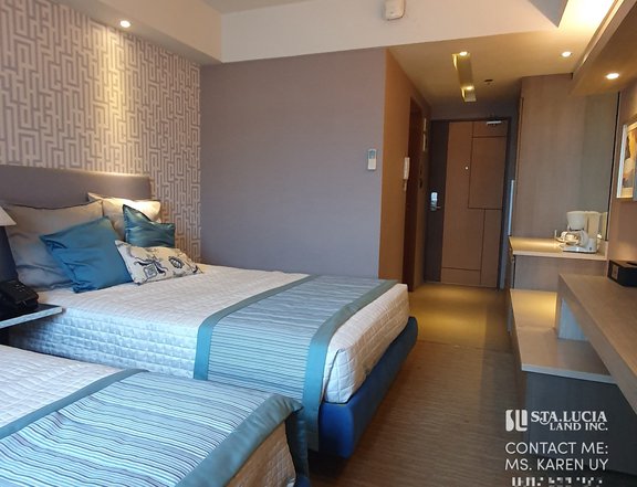 RFO 25 sqm FULLY FURNISHED studio in Sta Lucia East IL Centro Cainta
