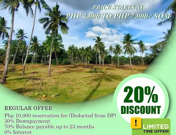 100sqm Residential and Investment Lots in Lipa Batangas 0%interest