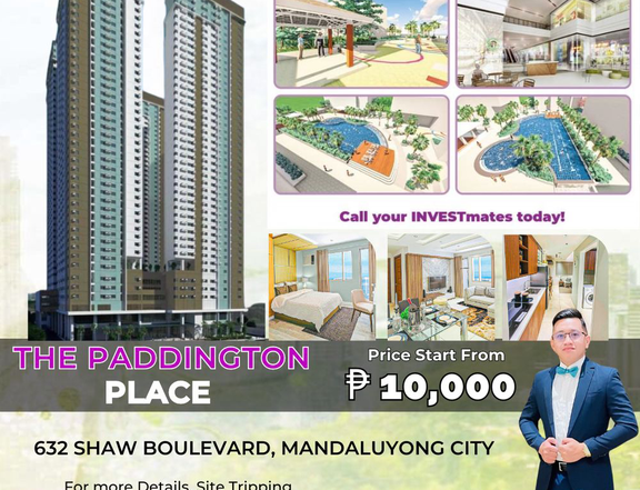 1Bedroom 15,000 MONTHLY CONDO THE PADDINGTON For Sale in Mandaluyong