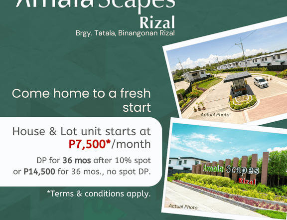 2-bedroom Pre-selling Single Detached House For Sale in AMAIA SCAPES Binangonan Rizal