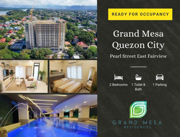 READY TO MOVE in CONDO UNITS in The Grand Mesa Residences Commonwealth Avenue Quezon City