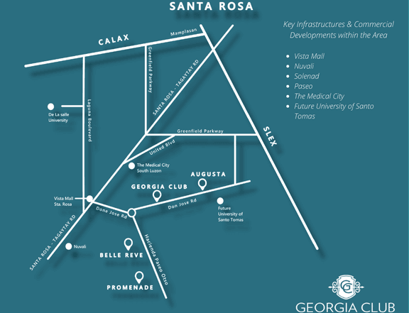 Lot For Sale in Georgia Club Santa Rosa Laguna