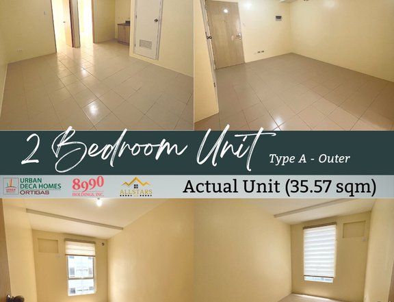 35.57 sqm 2-BR A (outer) Condo For Sale in Ortigas Ave, Pasig City