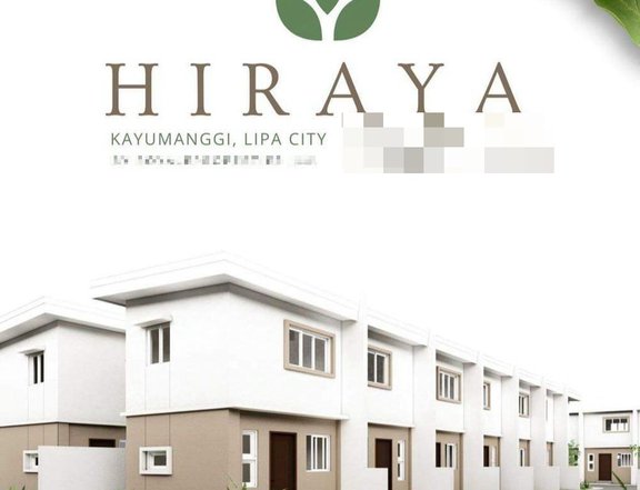 2 BR Townhouse For Sale in Hiraya Place Lipa City Batangas