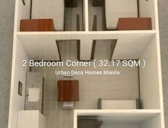URBAN DECA HOMES MANILA 2 BEDROOM Semi/Corner